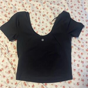 Black Lululemon align t shirt